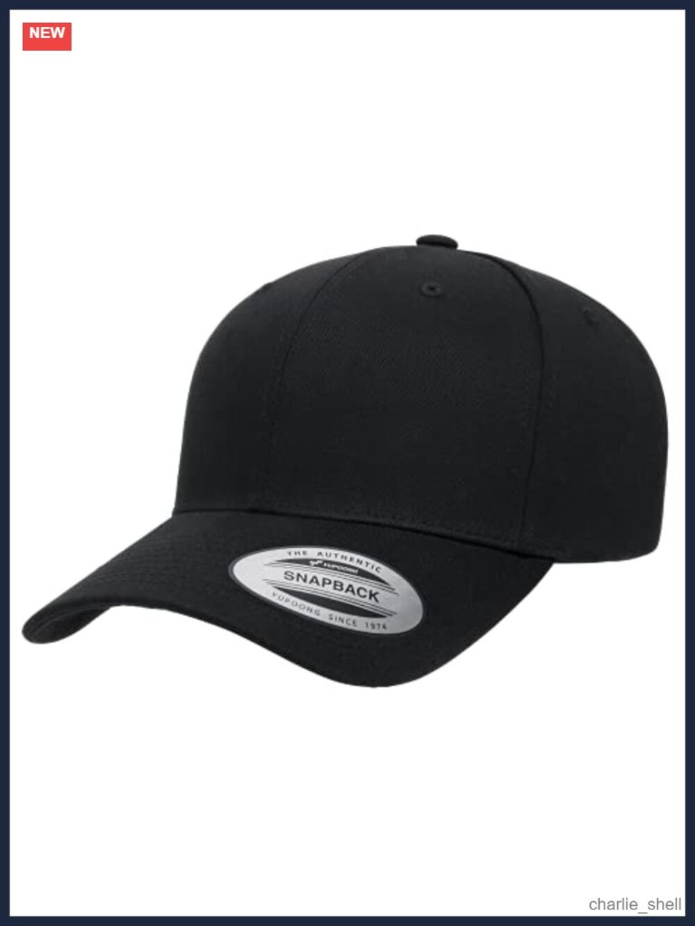 Retro Snapback Cap 6-Panel Structured Baseball Hat